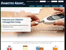 Tablet Screenshot of diabetesagent.org